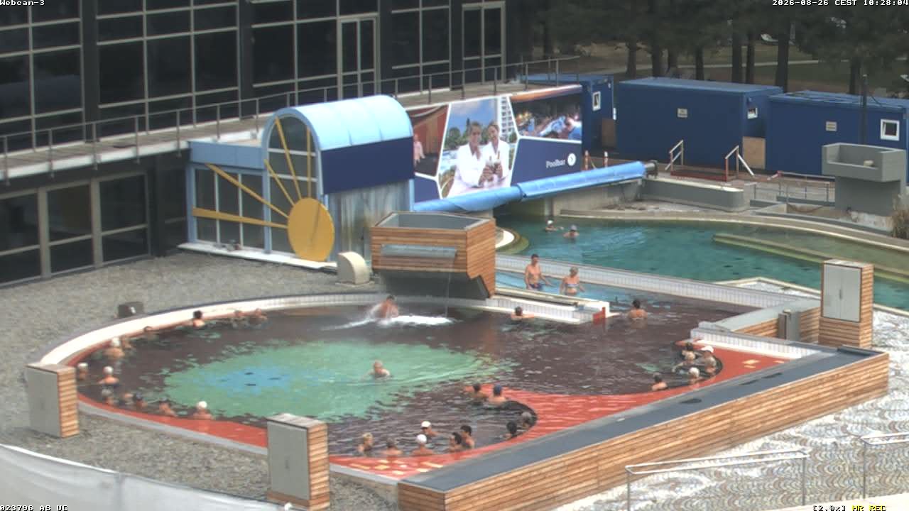 Archiv Foto Webcam Bad Füssing: Johannesbad-Therme Felsenlagune