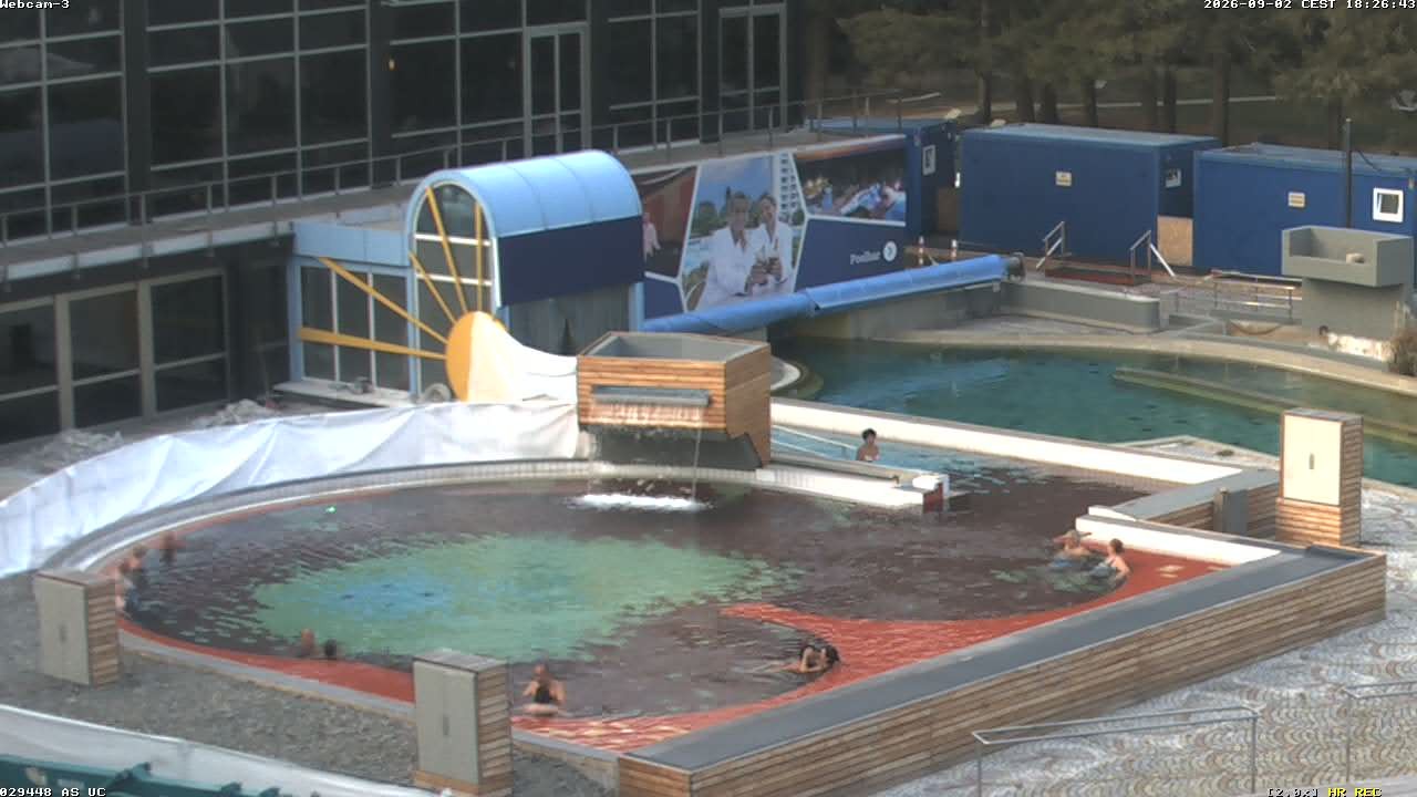 Archiv Foto Webcam Bad Füssing: Johannesbad-Therme Felsenlagune