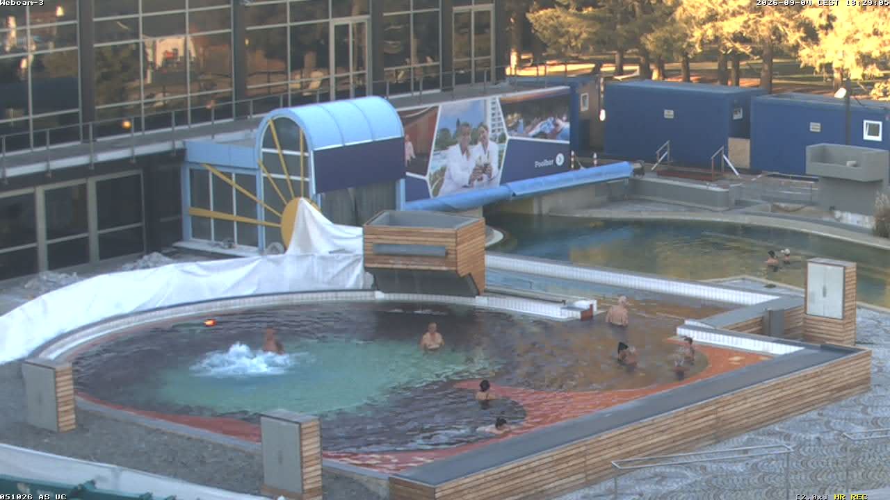 Archiv Foto Webcam Bad Füssing: Johannesbad-Therme Felsenlagune