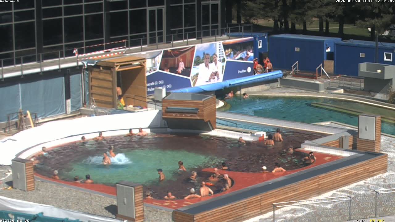 Archiv Foto Webcam Bad Füssing: Johannesbad-Therme Felsenlagune