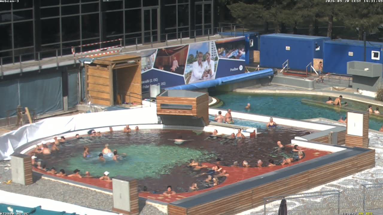 Archiv Foto Webcam Bad Füssing: Johannesbad-Therme Felsenlagune