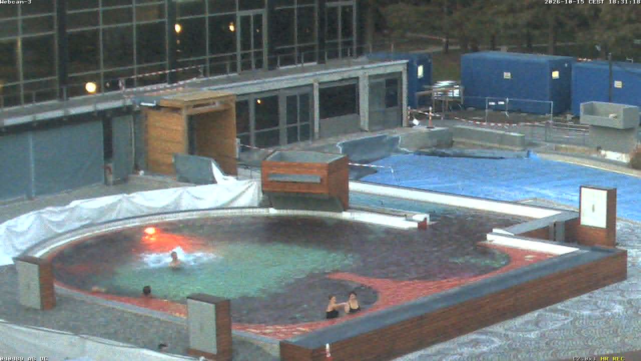 Archiv Foto Webcam Bad Füssing: Johannesbad-Therme Felsenlagune