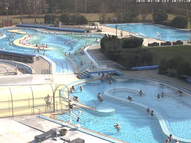 Archiv Foto Webcam Bad Füssing: Blick auf die Johannesbad Therme