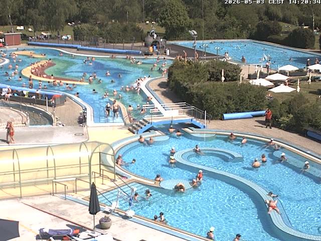 Archiv Foto Webcam Bad Füssing: Blick auf die Johannesbad Therme