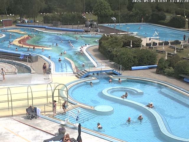 Archiv Foto Webcam Bad Füssing: Blick auf die Johannesbad Therme
