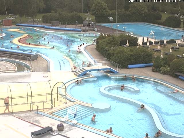 Archiv Foto Webcam Bad Füssing: Blick auf die Johannesbad Therme