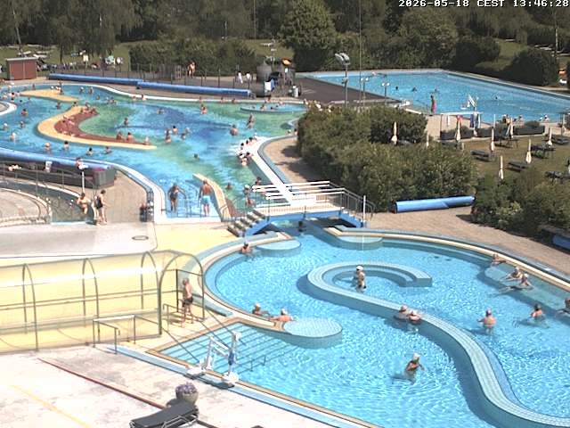Archiv Foto Webcam Bad Füssing: Blick auf die Johannesbad Therme