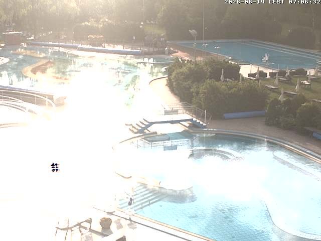 Archiv Foto Webcam Bad Füssing: Blick auf die Johannesbad Therme