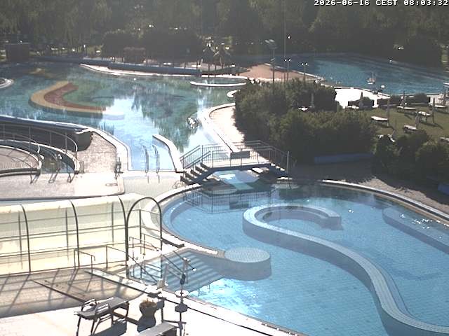 Archiv Foto Webcam Bad Füssing: Blick auf die Johannesbad Therme