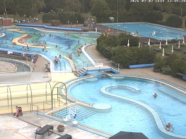 Archiv Foto Webcam Bad Füssing: Blick auf die Johannesbad Therme