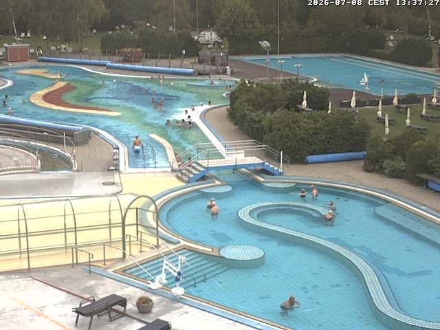 Archiv Foto Webcam Bad Füssing: Blick auf die Johannesbad Therme
