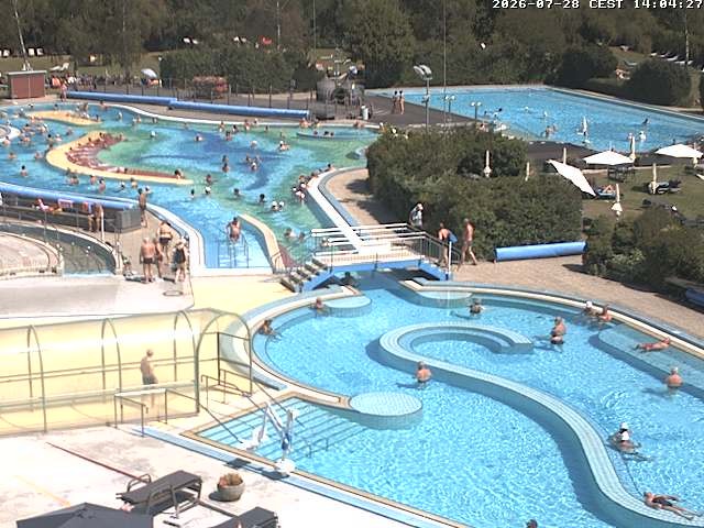 Archiv Foto Webcam Bad Füssing: Blick auf die Johannesbad Therme