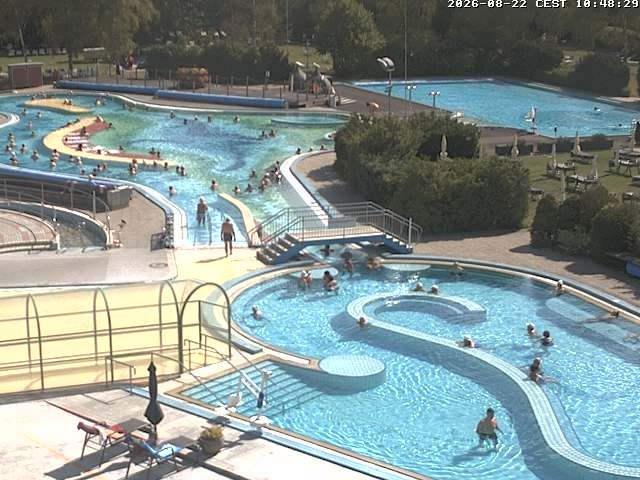 Archiv Foto Webcam Bad Füssing: Blick auf die Johannesbad Therme