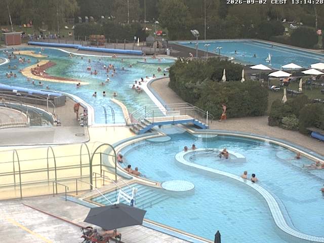 Archiv Foto Webcam Bad Füssing: Blick auf die Johannesbad Therme
