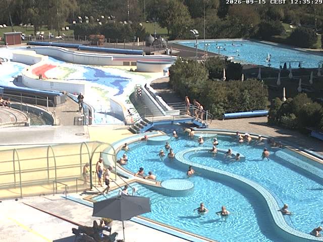 Archiv Foto Webcam Bad Füssing: Blick auf die Johannesbad Therme
