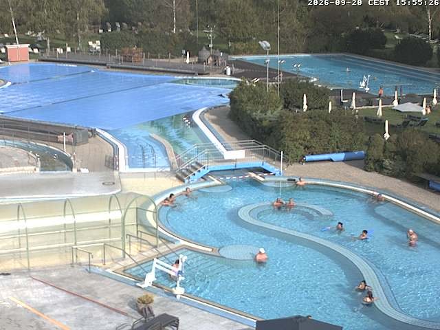 Archiv Foto Webcam Bad Füssing: Blick auf die Johannesbad Therme