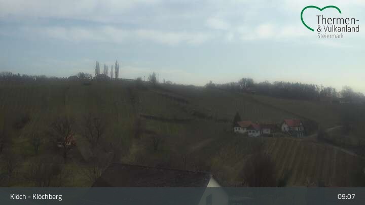 Archiv Foto Webcam Blick auf die Weinberge in Klöch - Klöchberg