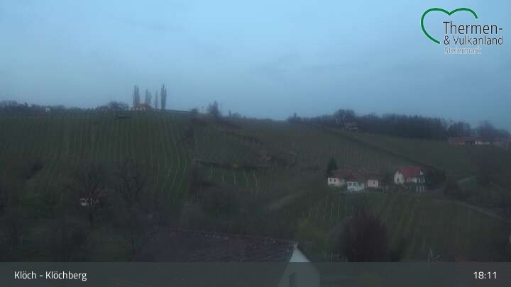 Archiv Foto Webcam Blick auf die Weinberge in Klöch - Klöchberg