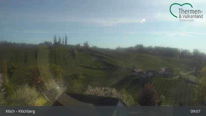 Archiv Foto Webcam Blick auf die Weinberge in Klöch - Klöchberg