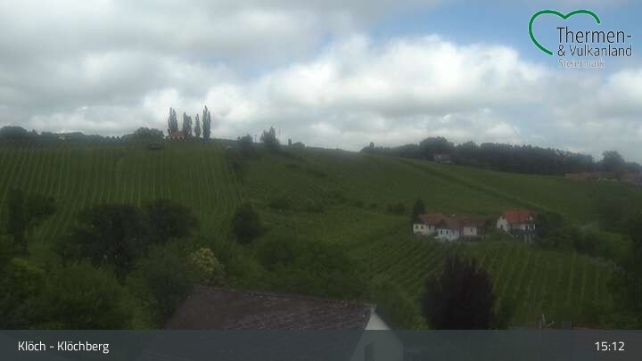 Archiv Foto Webcam Blick auf die Weinberge in Klöch - Klöchberg