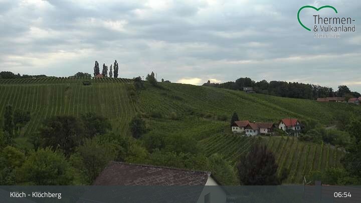 Archiv Foto Webcam Blick auf die Weinberge in Klöch - Klöchberg
