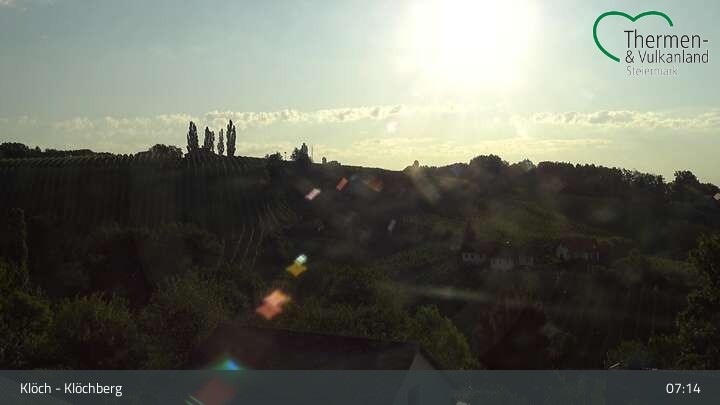 Archiv Foto Webcam Blick auf die Weinberge in Klöch - Klöchberg