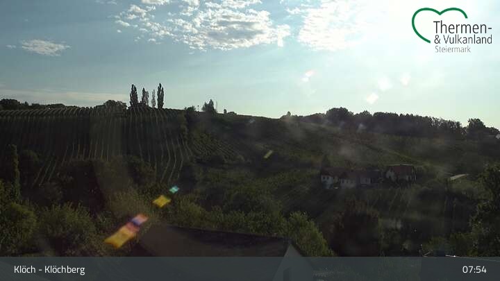 Archiv Foto Webcam Blick auf die Weinberge in Klöch - Klöchberg