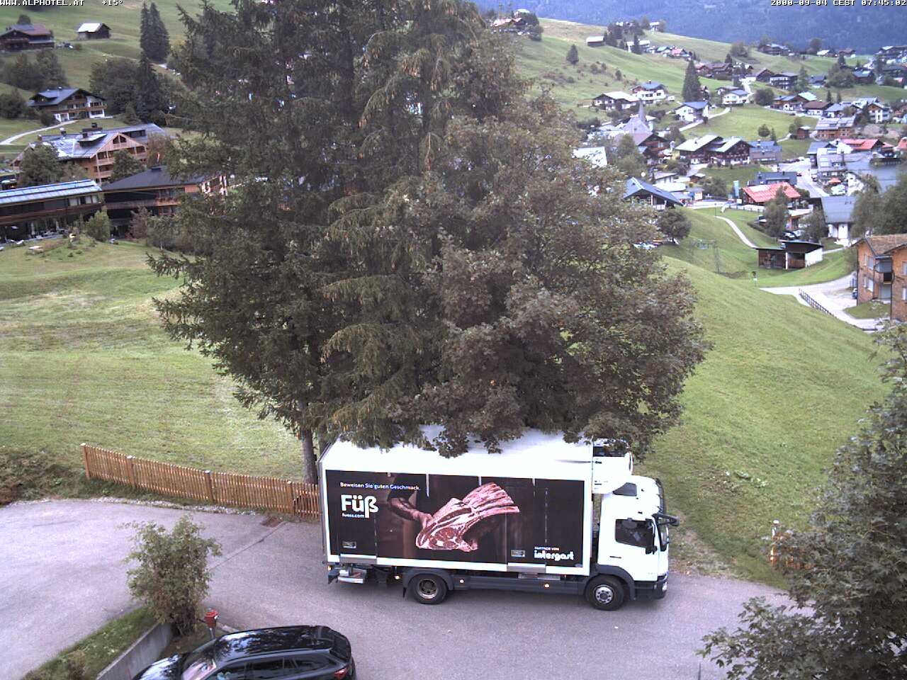Archiv Foto Webcam Alphotel im Kleinwalsertal