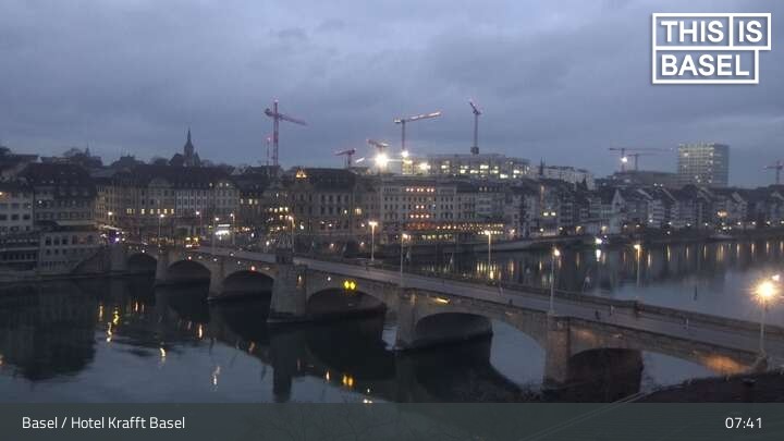 Archiv Foto Webcam Basel, Hotel Krafft