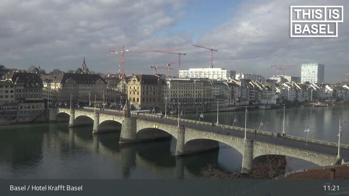 Archiv Foto Webcam Basel, Hotel Krafft