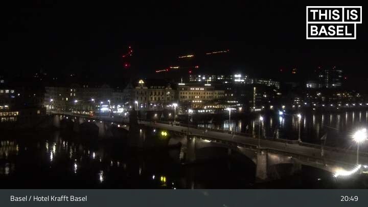 Archiv Foto Webcam Basel, Hotel Krafft