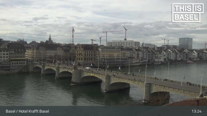 Archiv Foto Webcam Basel, Hotel Krafft