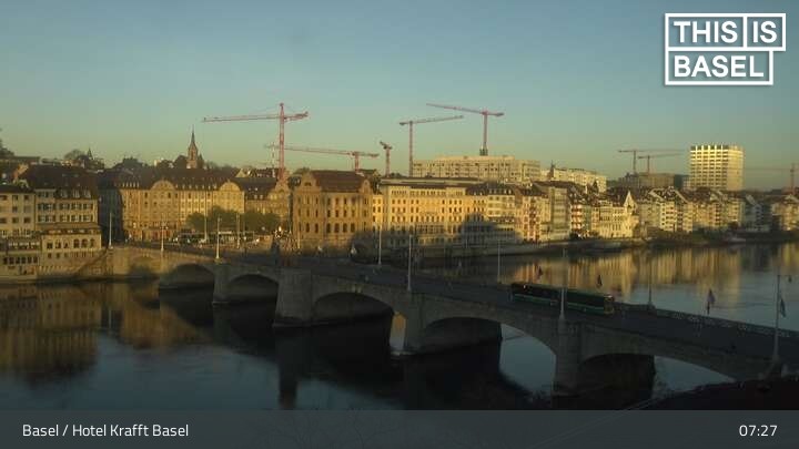 Archiv Foto Webcam Basel, Hotel Krafft
