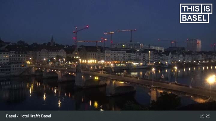 Archiv Foto Webcam Basel, Hotel Krafft