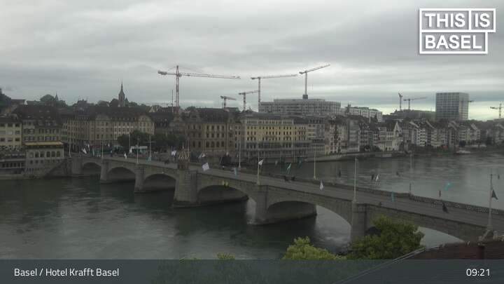 Archiv Foto Webcam Basel, Hotel Krafft