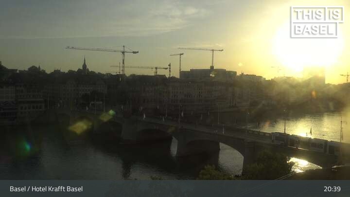 Archiv Foto Webcam Basel, Hotel Krafft