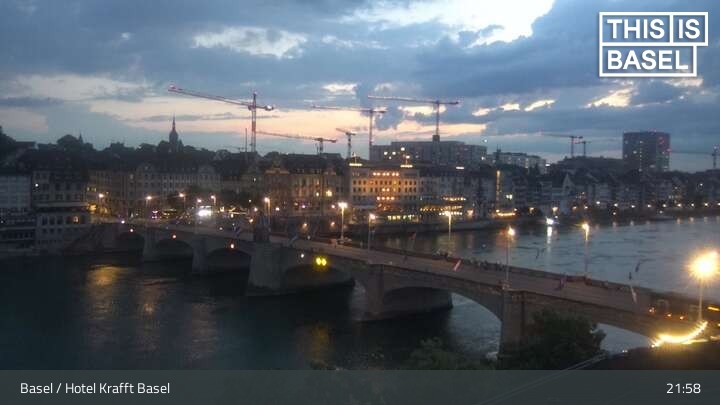 Archiv Foto Webcam Basel, Hotel Krafft