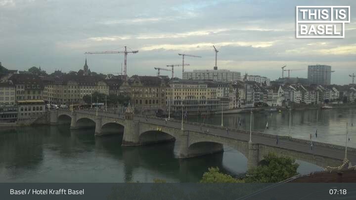 Archiv Foto Webcam Basel, Hotel Krafft