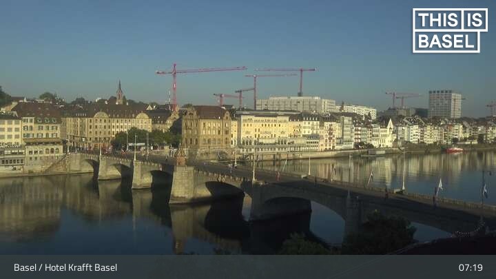 Archiv Foto Webcam Basel, Hotel Krafft