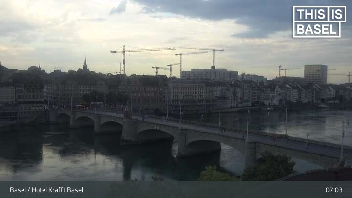 Archiv Foto Webcam Basel, Hotel Krafft
