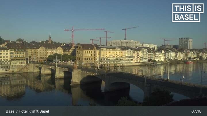 Archiv Foto Webcam Basel, Hotel Krafft