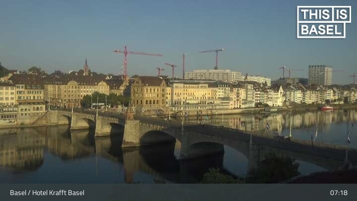 Archiv Foto Webcam Basel, Hotel Krafft