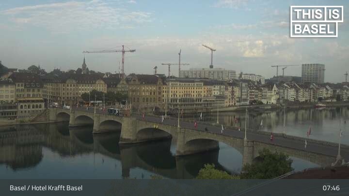Archiv Foto Webcam Basel, Hotel Krafft