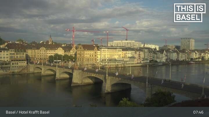 Archiv Foto Webcam Basel, Hotel Krafft