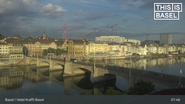 Archiv Foto Webcam Basel, Hotel Krafft