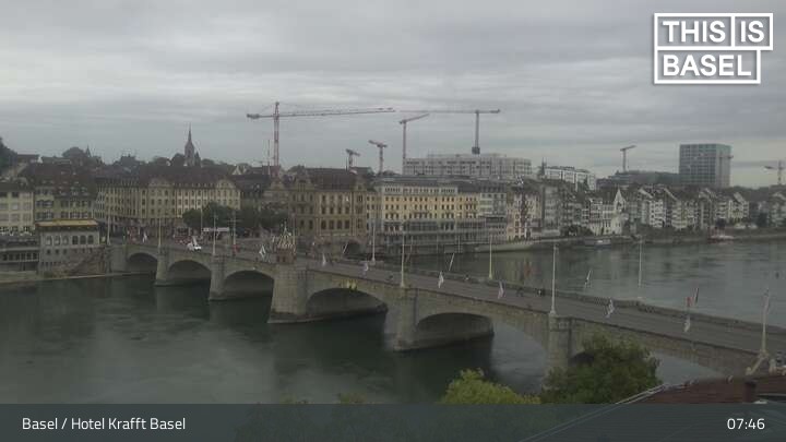 Archiv Foto Webcam Basel, Hotel Krafft