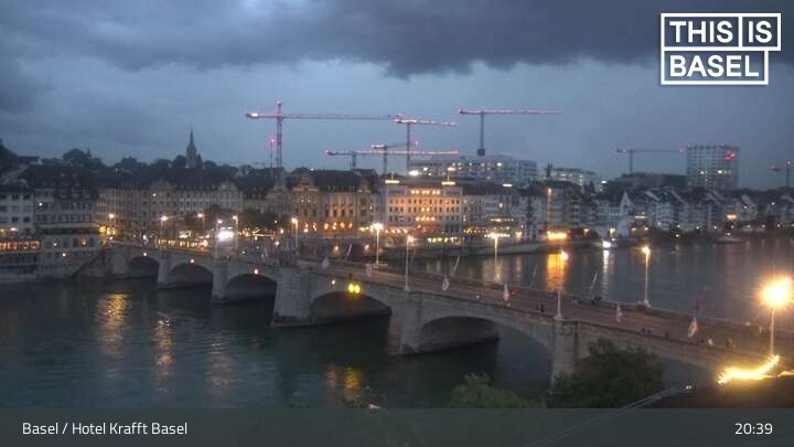 Archiv Foto Webcam Basel, Hotel Krafft