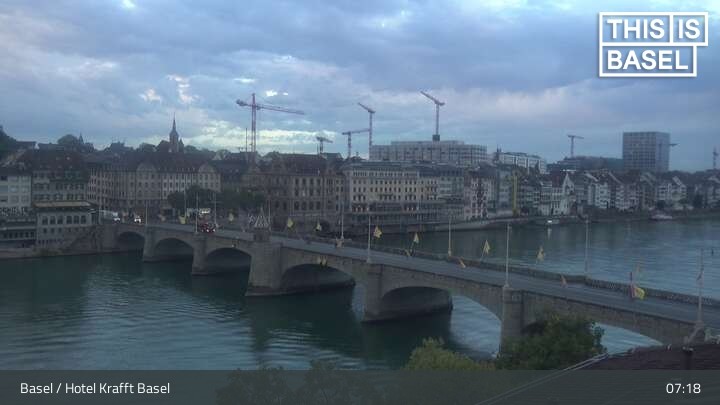 Archiv Foto Webcam Basel, Hotel Krafft