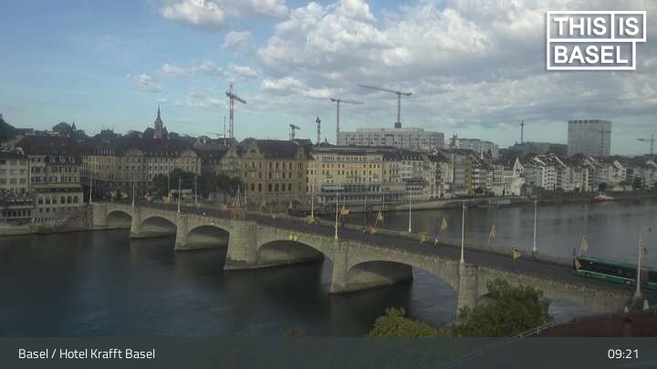 Archiv Foto Webcam Basel, Hotel Krafft