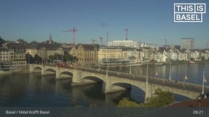 Archiv Foto Webcam Basel, Hotel Krafft